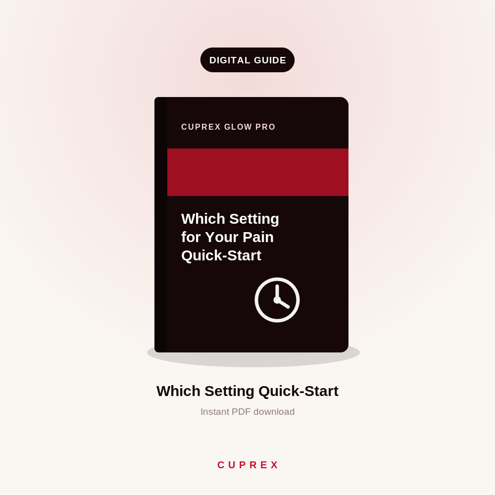 Which Setting for Your Pain quick-start guide