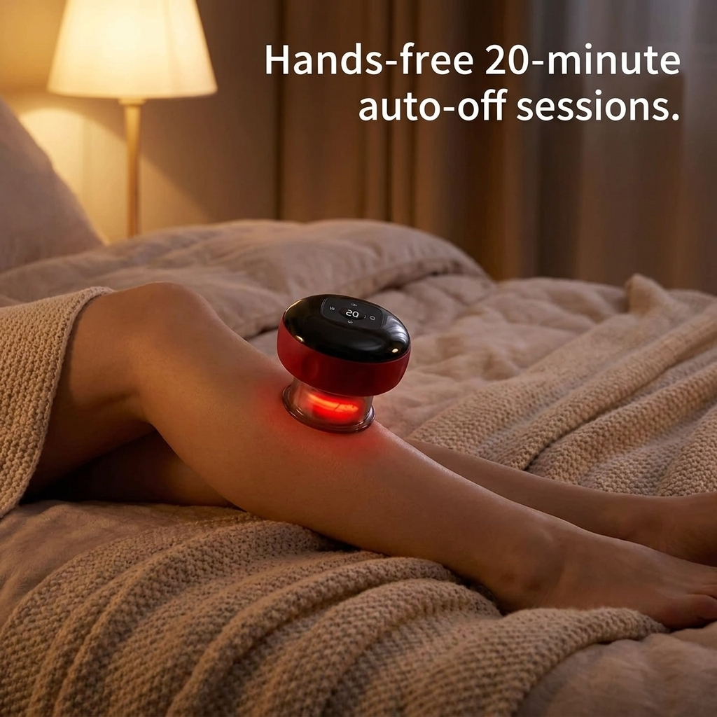Cuprex Glow Pro — Smart Red Light Cupping Therapy Massager